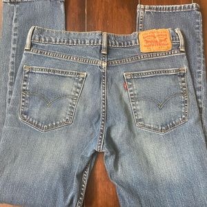 Levi's Blue 511 Straight Leg Jeans